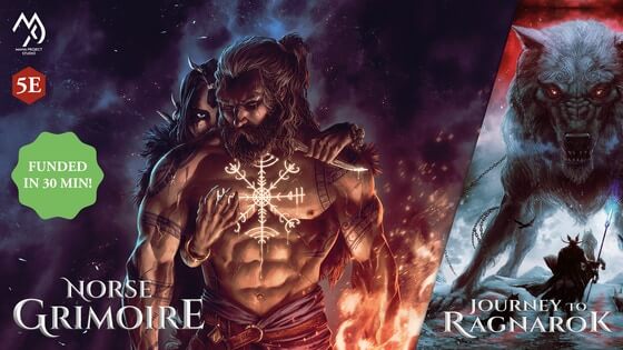 Norse Grimoire Mana Project Studio MorgenGabe Crowdfunding Kickstarter